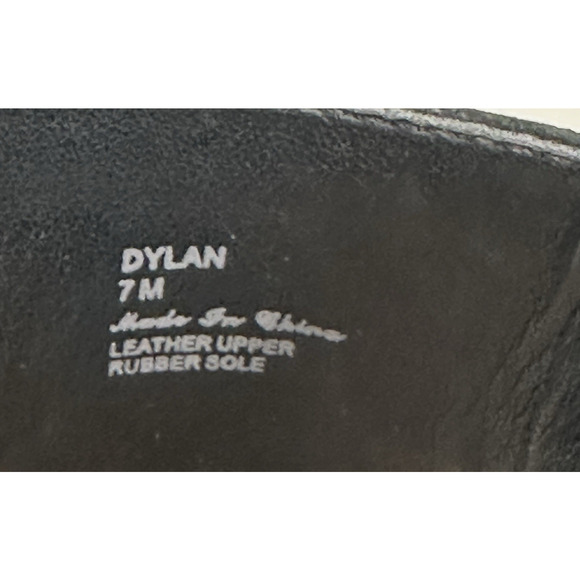 Donald J. Pliner Dylan Cork Wedge Thong Sandals Womens 7M Black Leather Straps - Picture 8 of 9